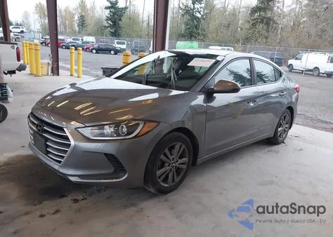 2018 Hyundai Elantra Sel z USA, uszkodzony, nr VIN 5NPD84LF4JH282973